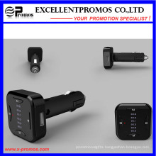 2016 New Design Handsfree Bluetooth FM Transmitter with Dual USB Car Charger